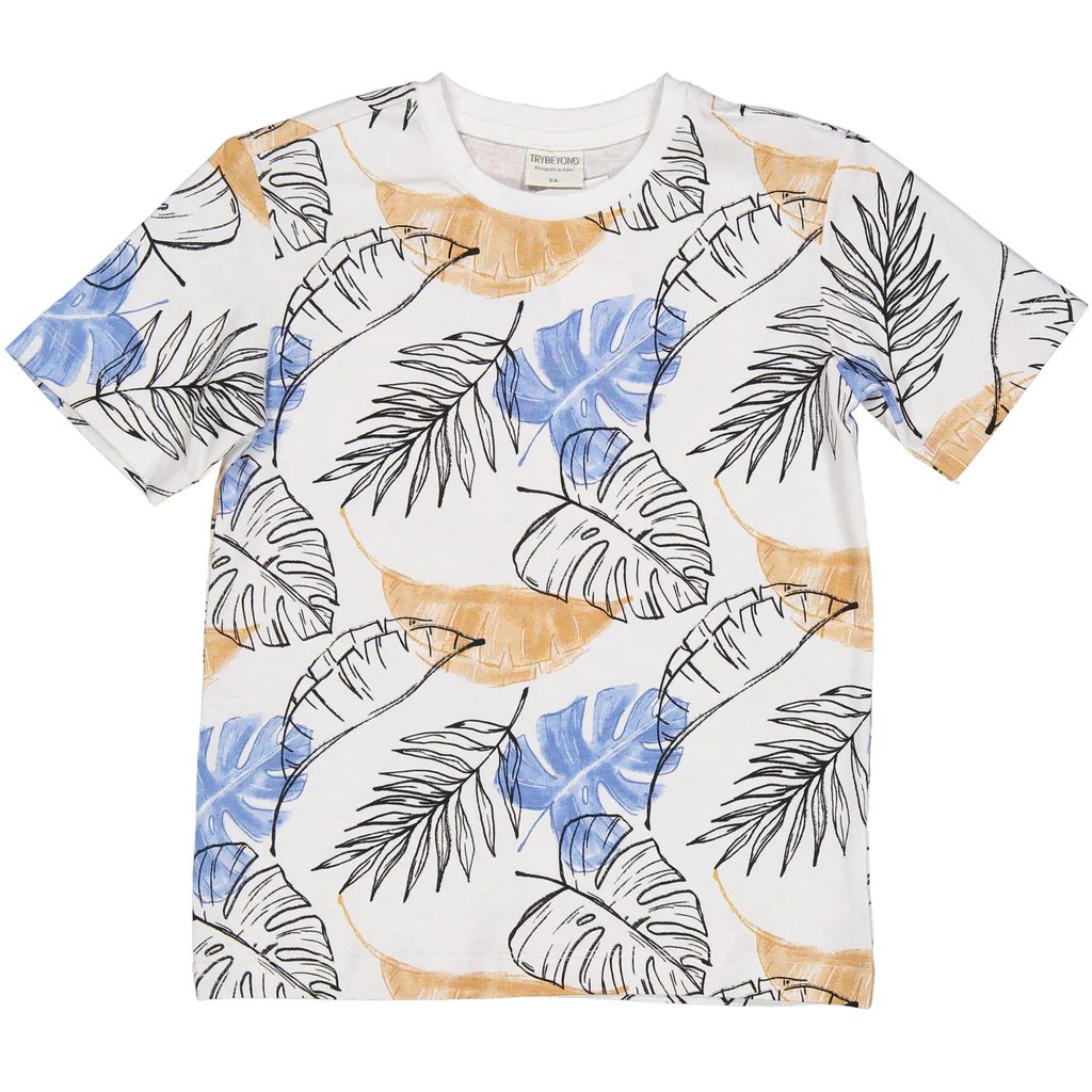 T-Shirt Fantasia Foliage Maglietta Bambino Birba 100% Co - 84389.00/p
