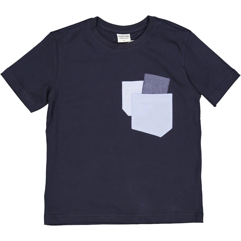 T-Shirt Taschini Jeans Maglietta Bambino Birba 100% Co - 84477.00/g