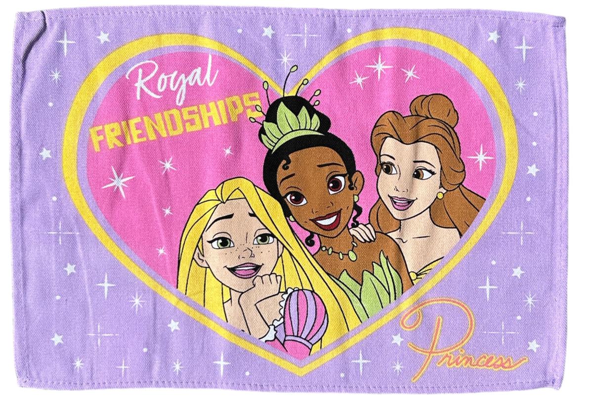 Tovaglietta Principesse DISNEY Misto Cotone Lavabile da Colazione Pranzo CM 45 X 32 - D05162mc