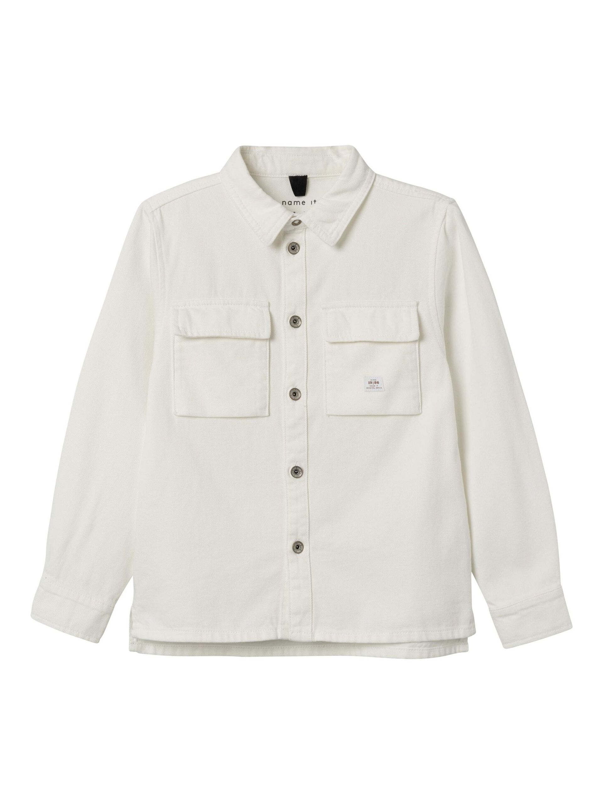 Camicia Maniche Lunghe in Twill Bambino - 13227775