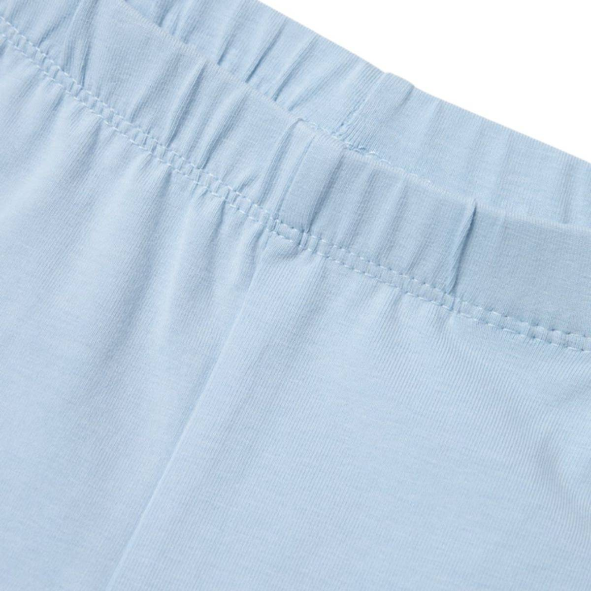 Leggings Ciclisti in Cotone Pantaloni Bambina - 13228153celeste