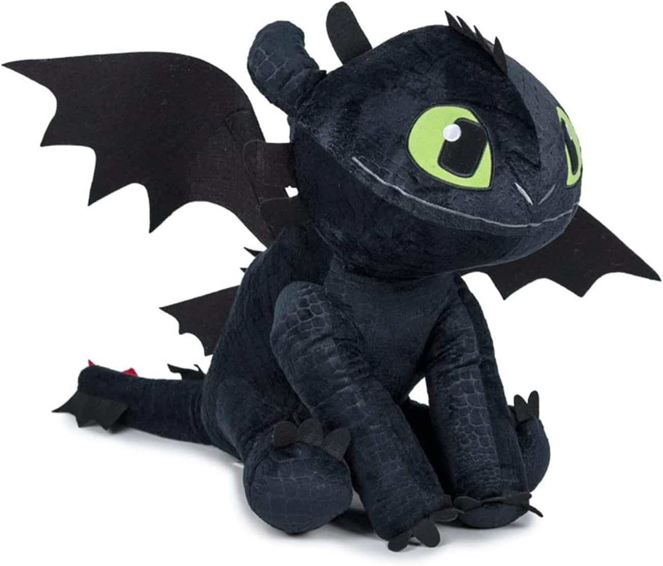 Peluche Dragons Furia Buia Nero Drago Pupazzo Dragon Trainer Cm. 50 - 2115nd