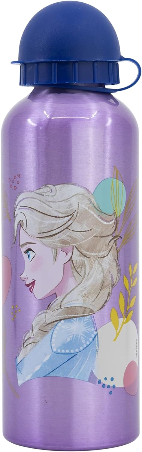 Borraccia in Alluminio Frozen DISNEY con Beccuccio e Coperchio 530 Ml - 74260