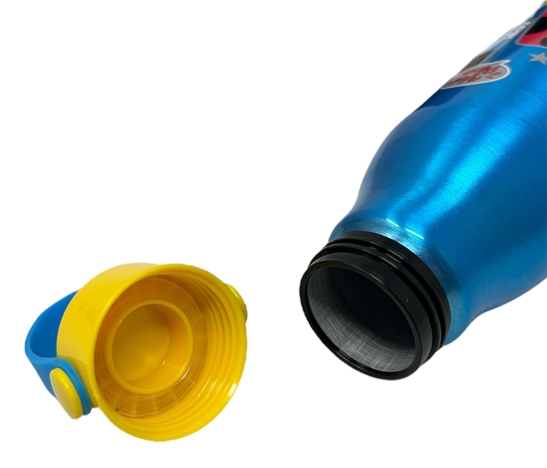 Borraccia in Alluminio Topolino DISNEY Tappo con Manico in Silicone 760 Ml - 74361