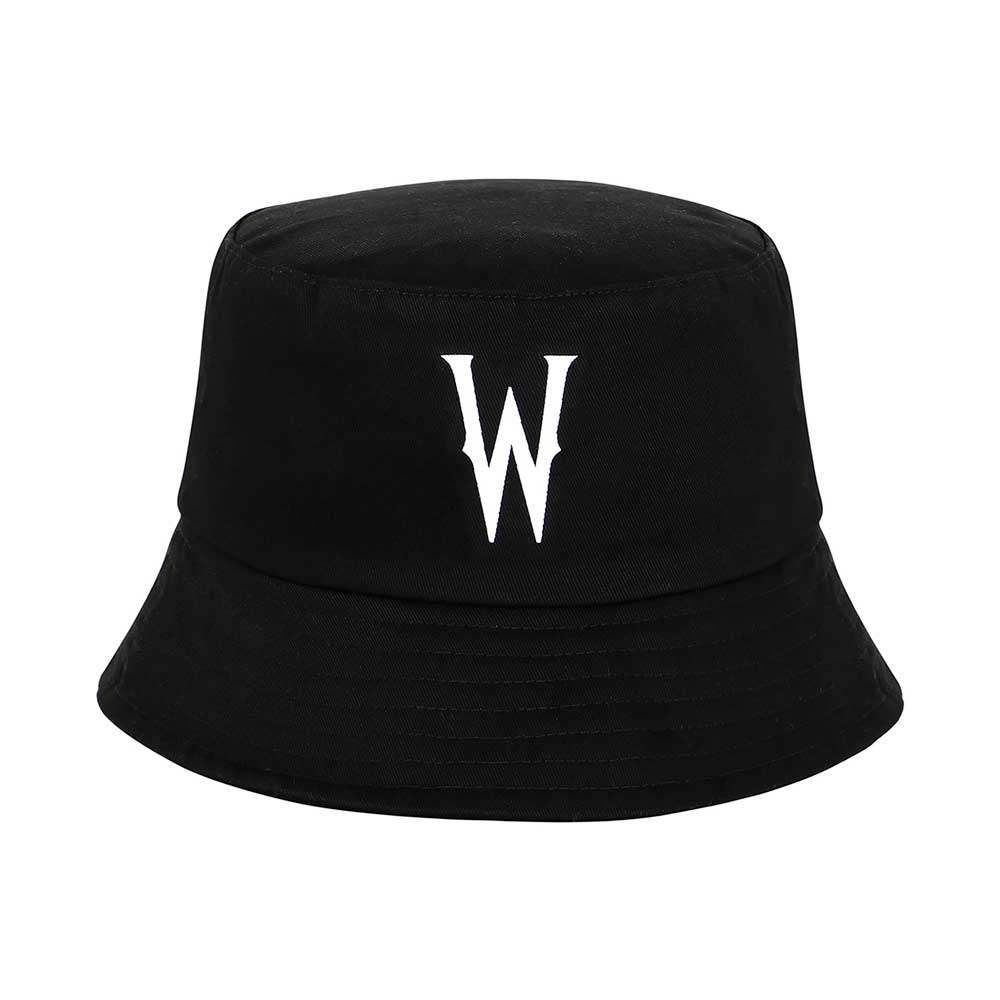 Cappello Mercoledì Addams Cappello Modello Secchillo in 100% Co Bambini - 06151