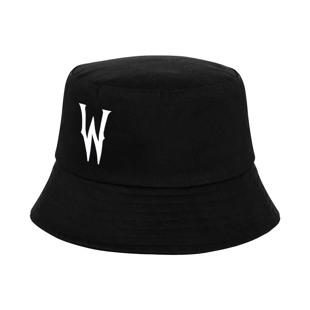 Cappello Mercoledì Addams Cappello Modello Secchillo in 100% Co Bambini - 06151