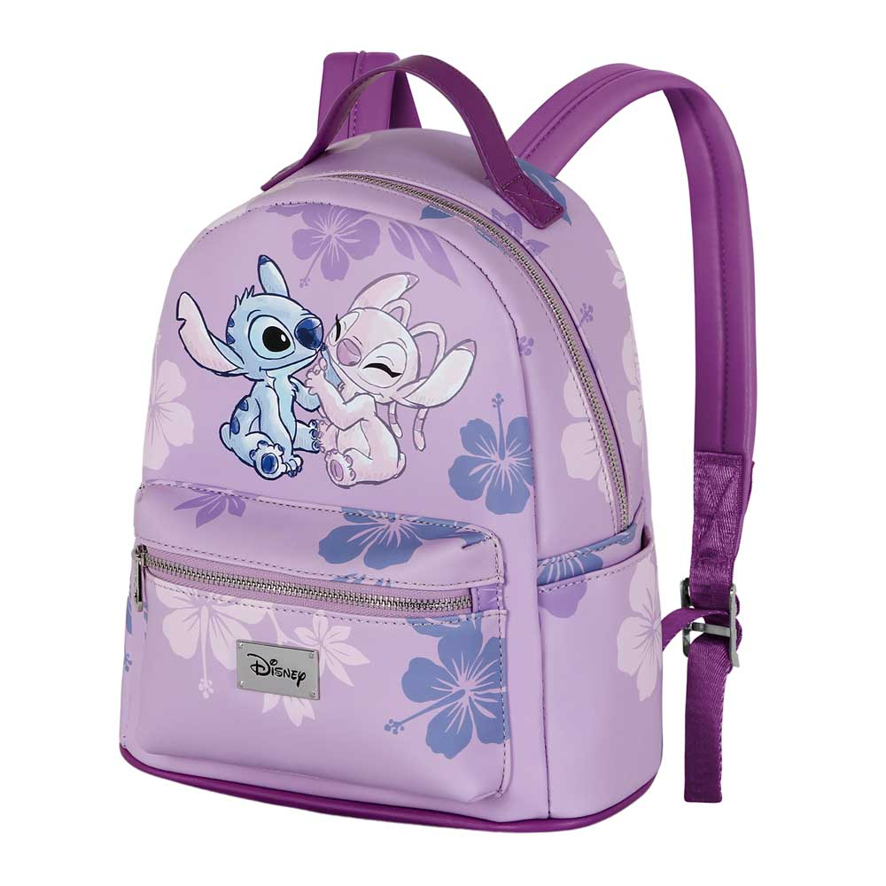 Borsa Zaino Passeggio Stitch Angel DISNEY Accessorio Tempo Libero 29 CM - 06192