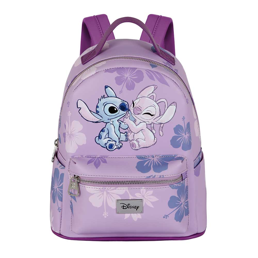 Borsa Zaino Passeggio Stitch Angel DISNEY Accessorio Tempo Libero 29 CM - 06192