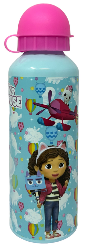 Borraccia in Alluminio Gabby's Dollhouse con Beccuccio e Coperchio 500 Ml - O06399mc/f