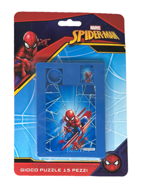Mini Puzzle Gioco 12 Pezzi Spiderman Uomo Ragno MARVEL Supereroe in Plastica - Sp0876