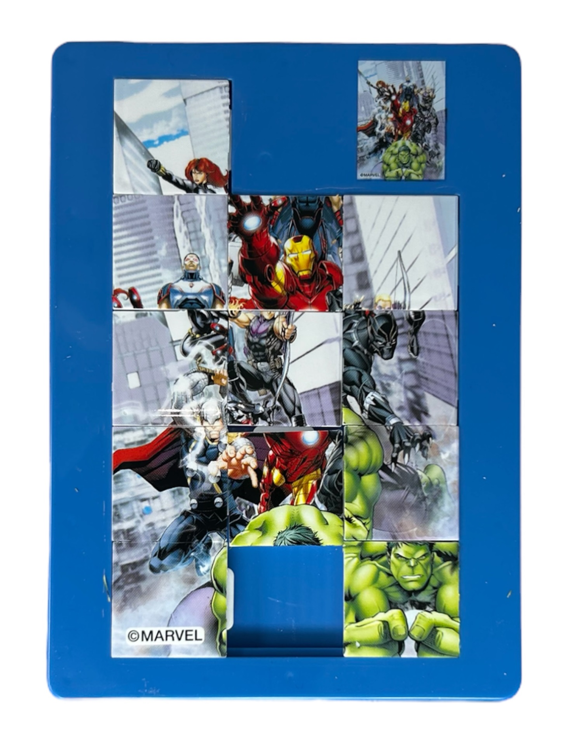 Mini Puzzle Gioco 12 Pezzi Avengers MARVEL Supereroi in Plastica - Av0876