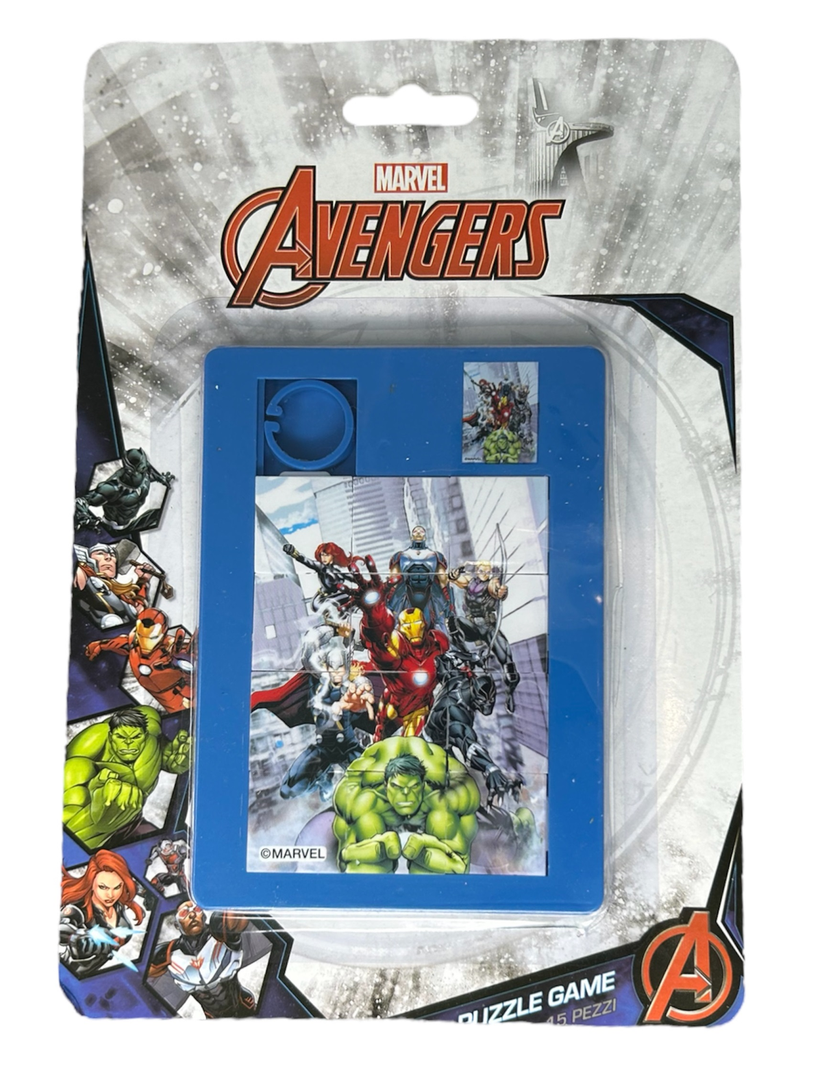 Mini Puzzle Gioco 12 Pezzi Avengers MARVEL Supereroi in Plastica - Av0876