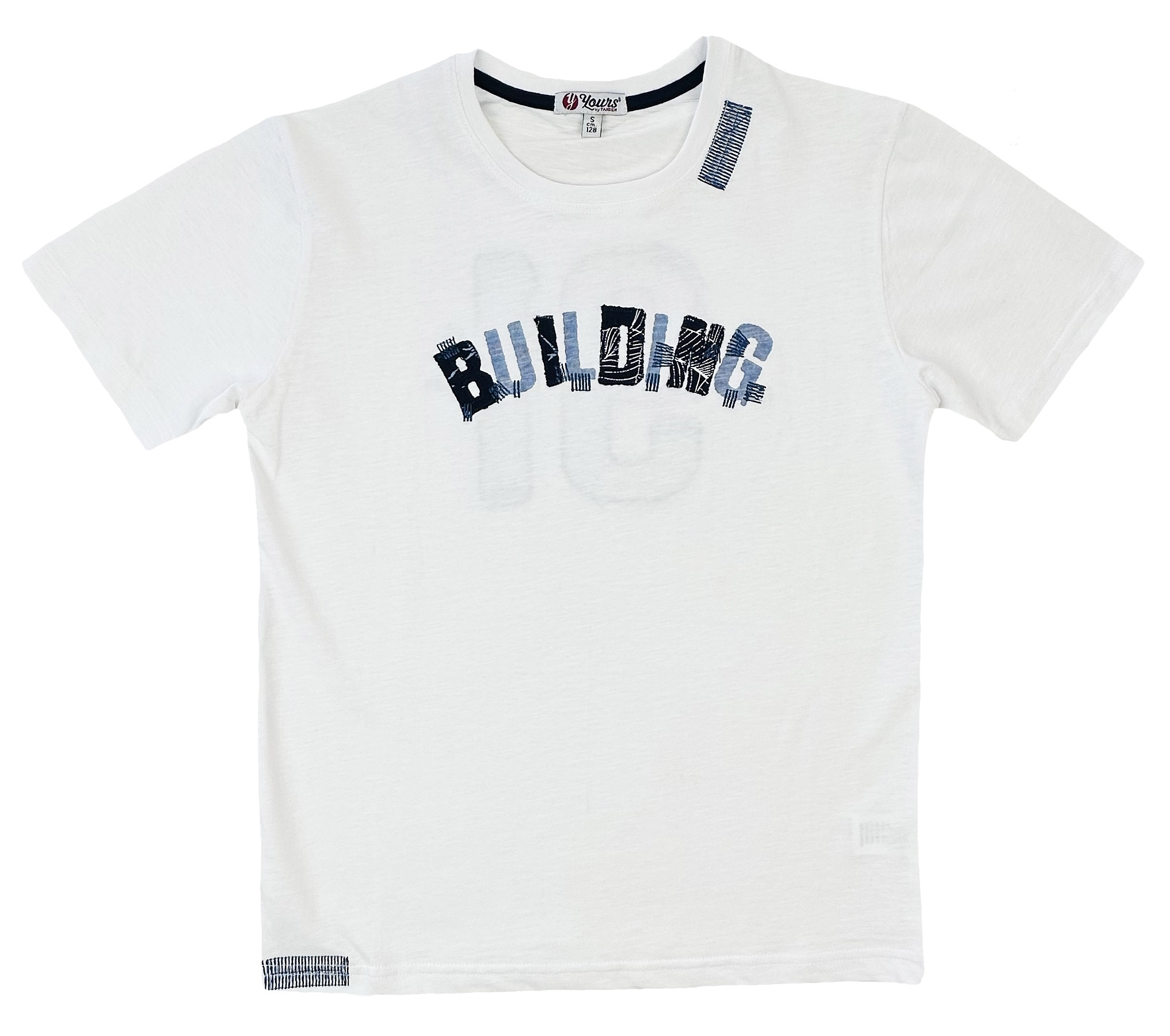 T-Shirt con Stampa Yours Manica Corta Ragazzo 8/16 Anni - By696