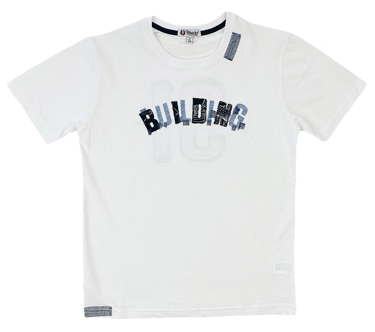 T-Shirt con Stampa Yours Manica Corta Ragazzo 8/16 Anni - By696