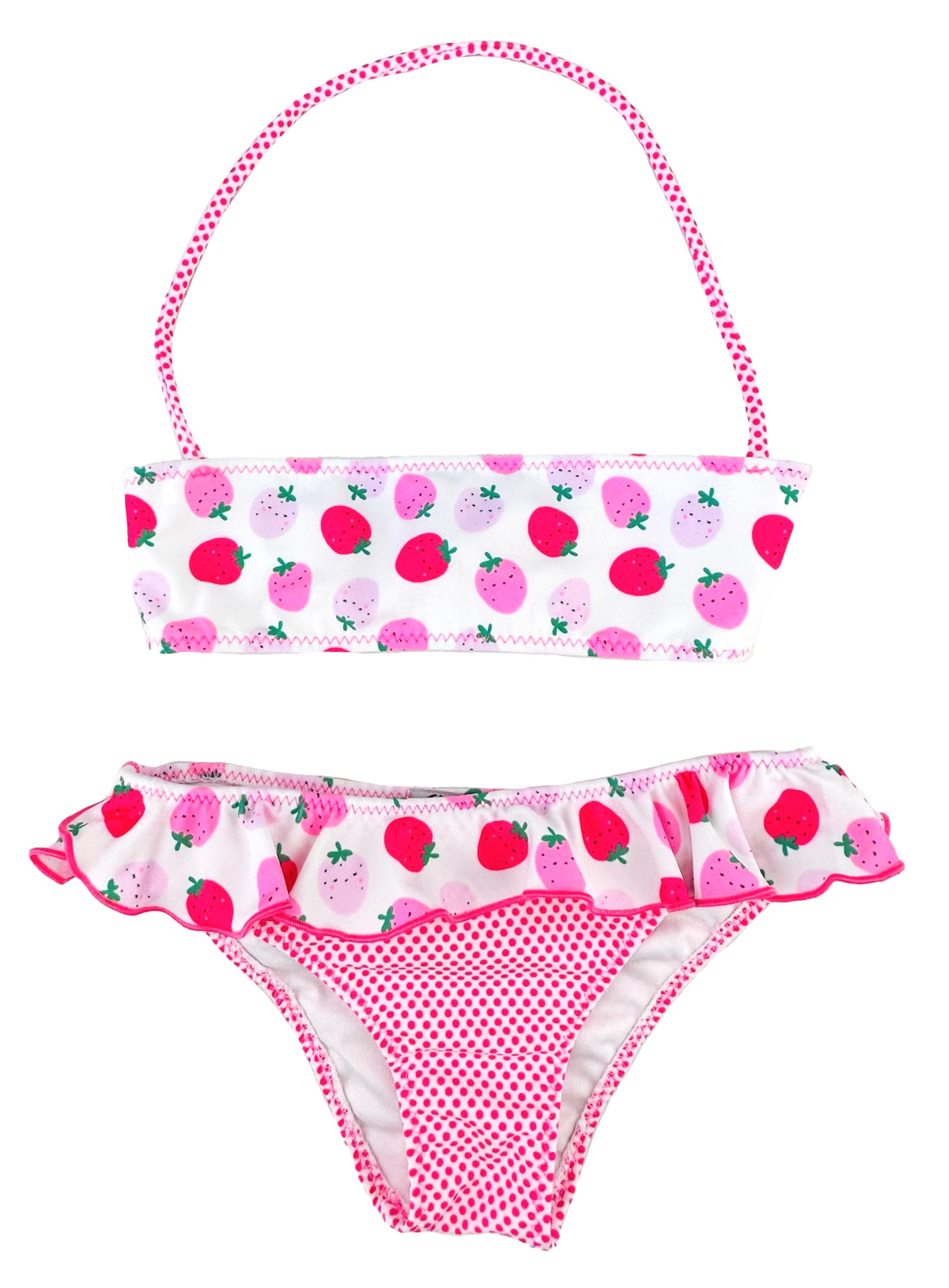 Costume Mare Bikini con Fragole Yours 2 Pezzi Bambina - Bk150