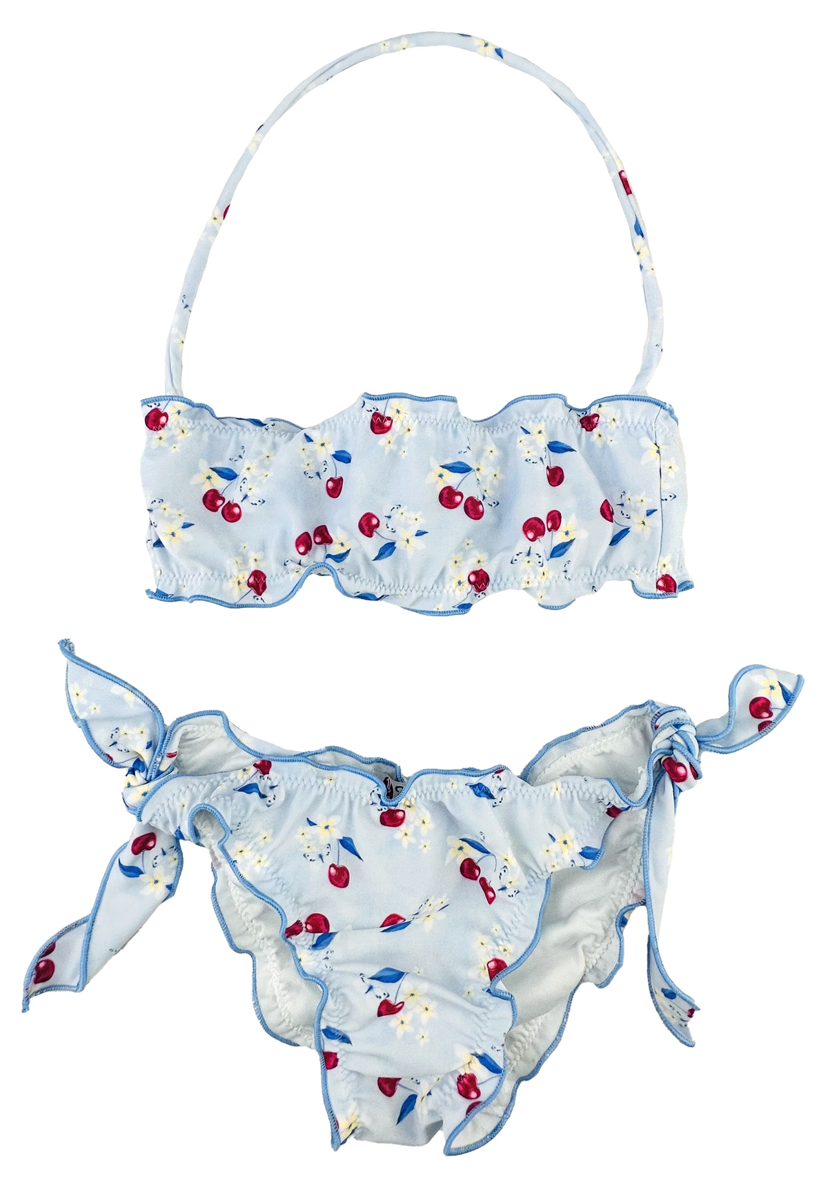Costume Mare Bikini con Ciliege Yours 2 Pezzi Bambina - Bk154