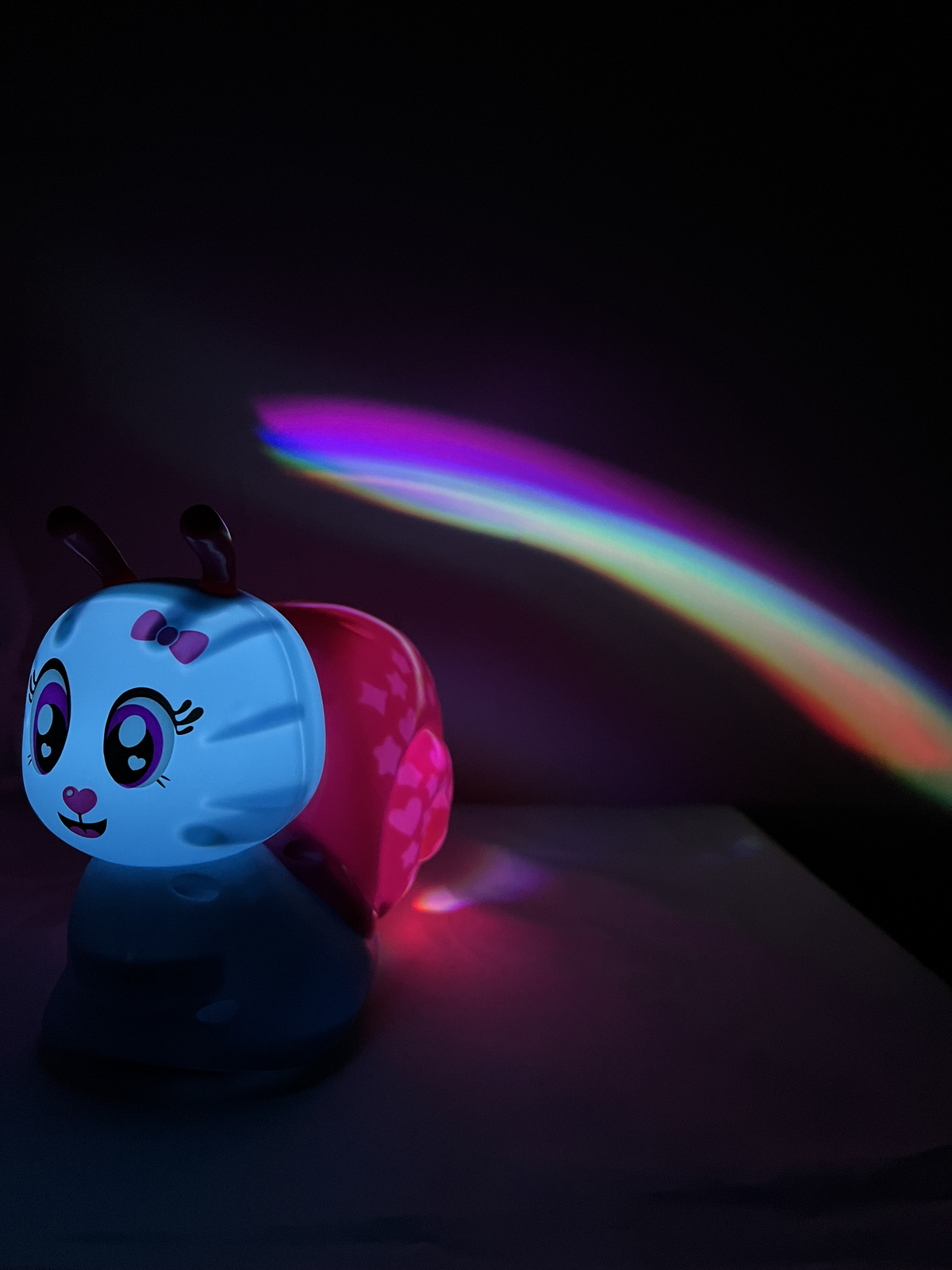 Lampada con Proiettore e Suoni Lumaca Luce da Notte per Bambini a Batteria - 97476