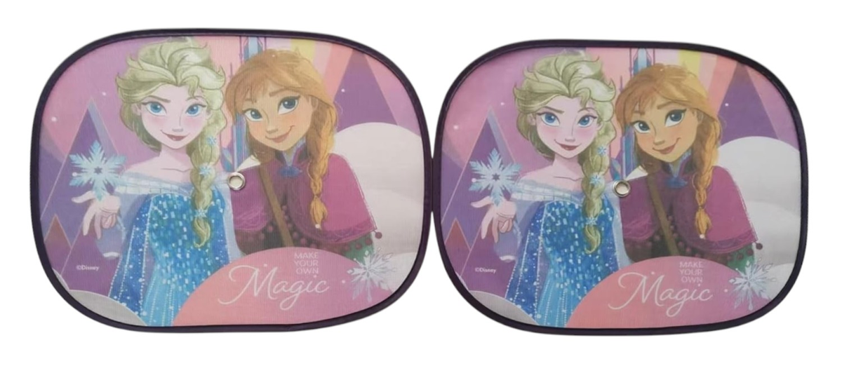 Tendine Parasole Laterali Frozen DISNEY Coppia di Tendine per Auto 44 X 35 CM Protezione Raggi Uv - 31602