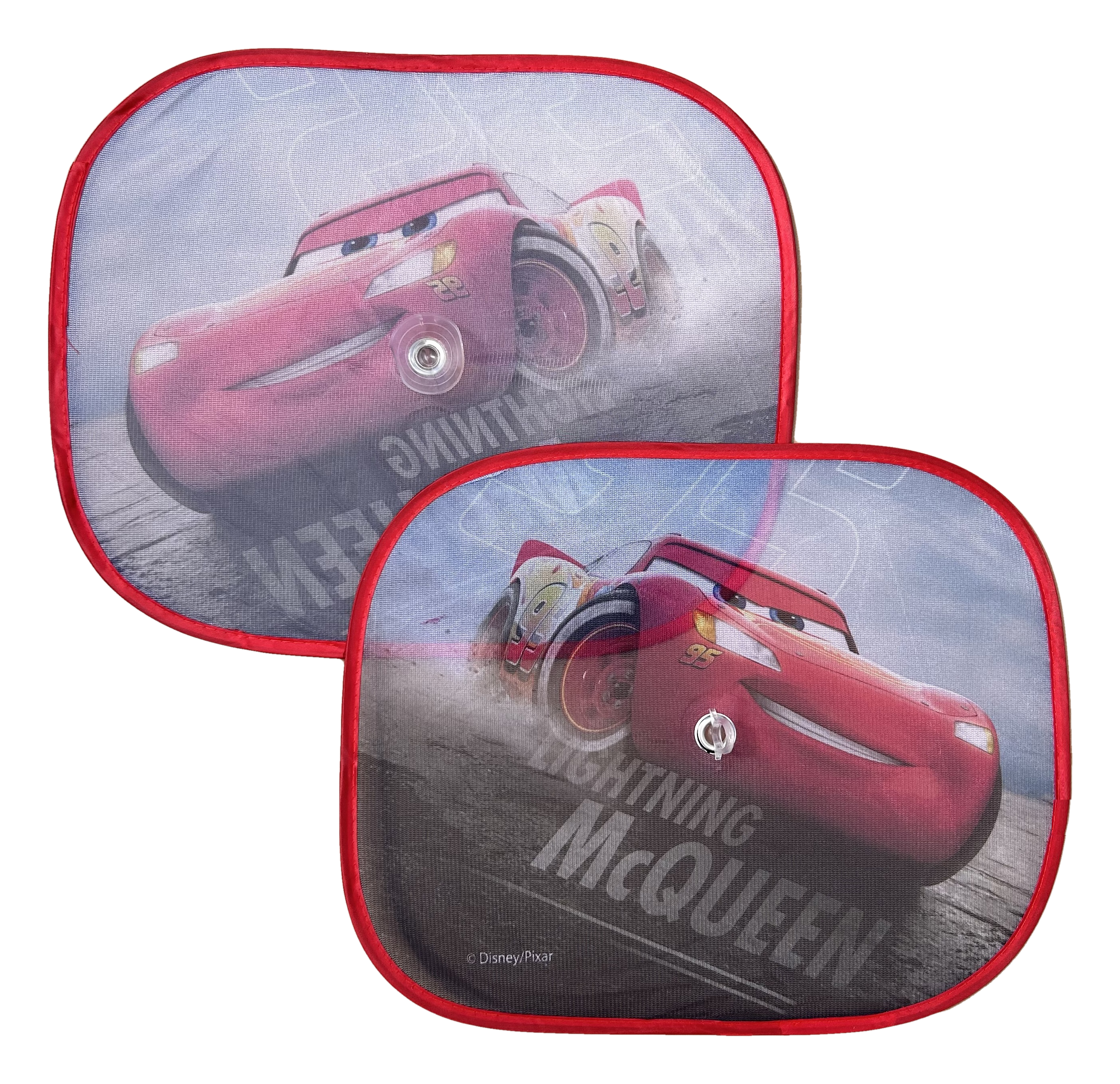 Tendine Parasole Laterali Cars DISNEY Coppia di Tendine per Auto 44 X 35 CM Protezione Raggi Uv - 31609