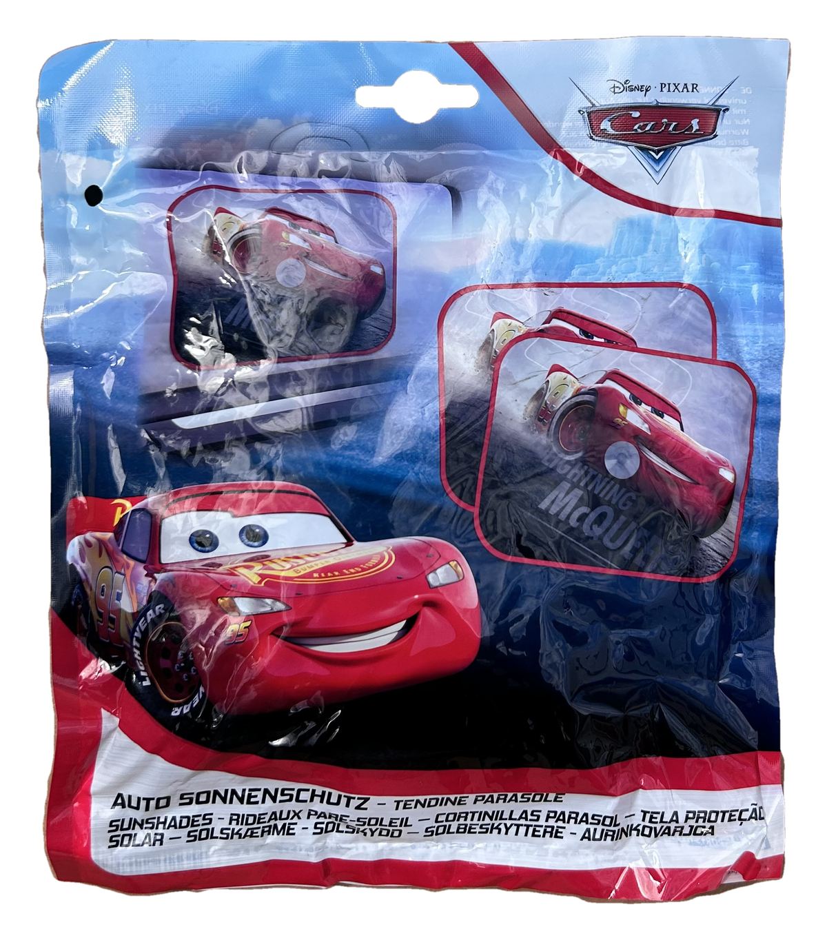 Tendine Parasole Laterali Cars DISNEY Coppia di Tendine per Auto 44 X 35 CM Protezione Raggi Uv - 31609