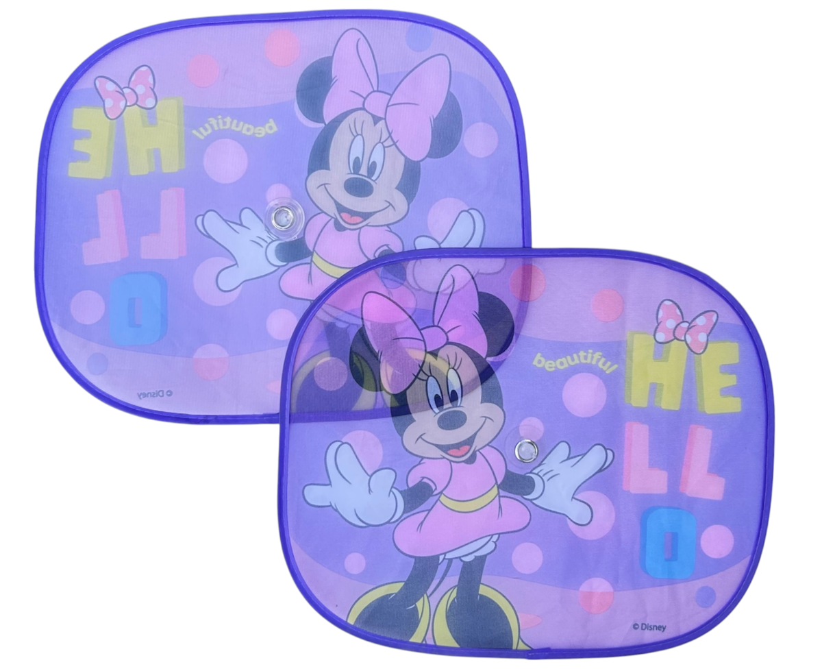 Tendine Parasole Laterali Minnie DISNEY Coppia di Tendine per Auto 44 X 35 CM Protezione Raggi Uv - 31611