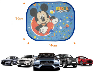 Tendine Parasole Laterali Topolino DISNEY Coppia di Tendine per Auto 44 X 35 CM Protezione Raggi Uv - 31613