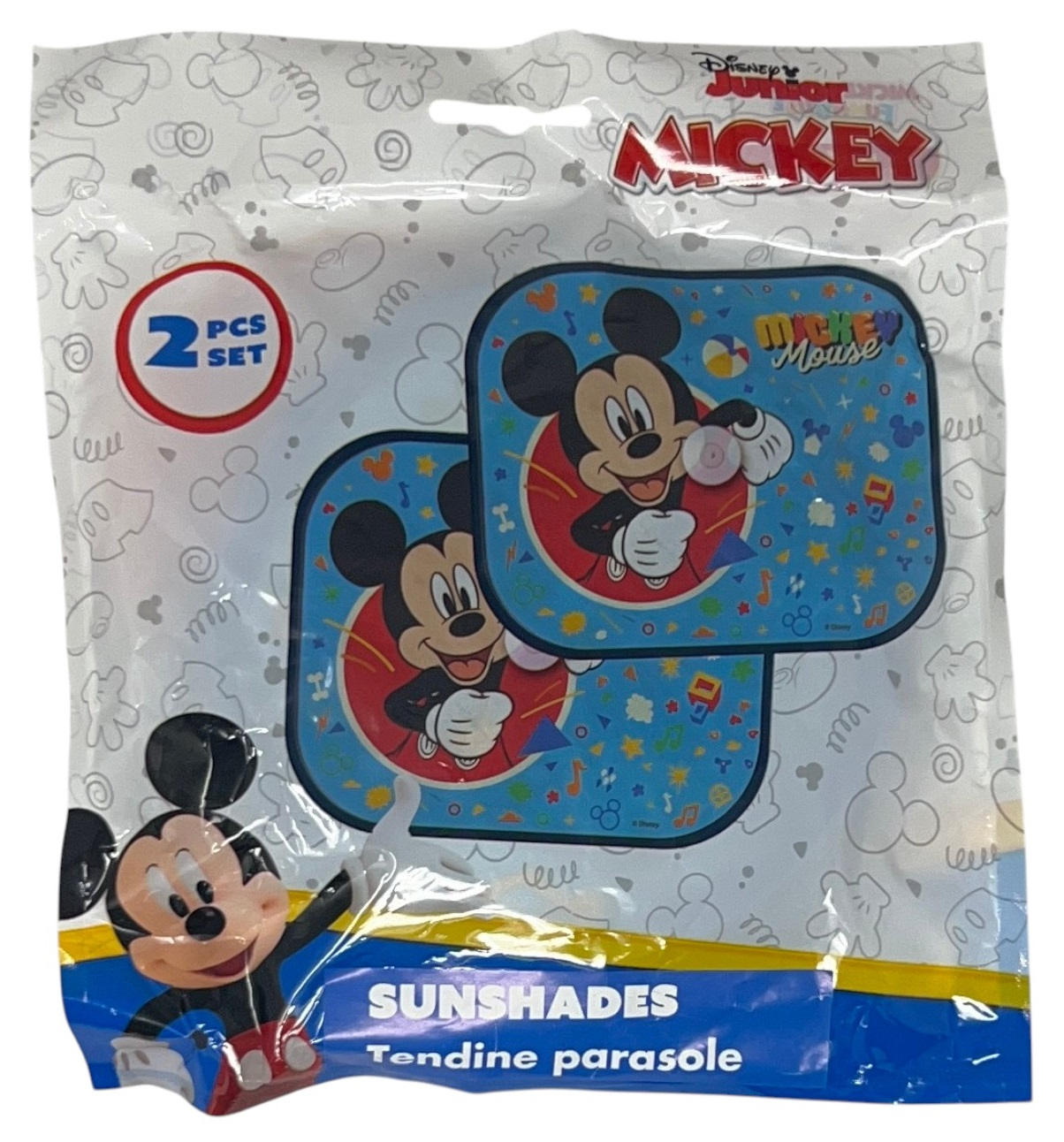 Tendine Parasole Laterali Topolino DISNEY Coppia di Tendine per Auto 44 X 35 CM Protezione Raggi Uv - 31613