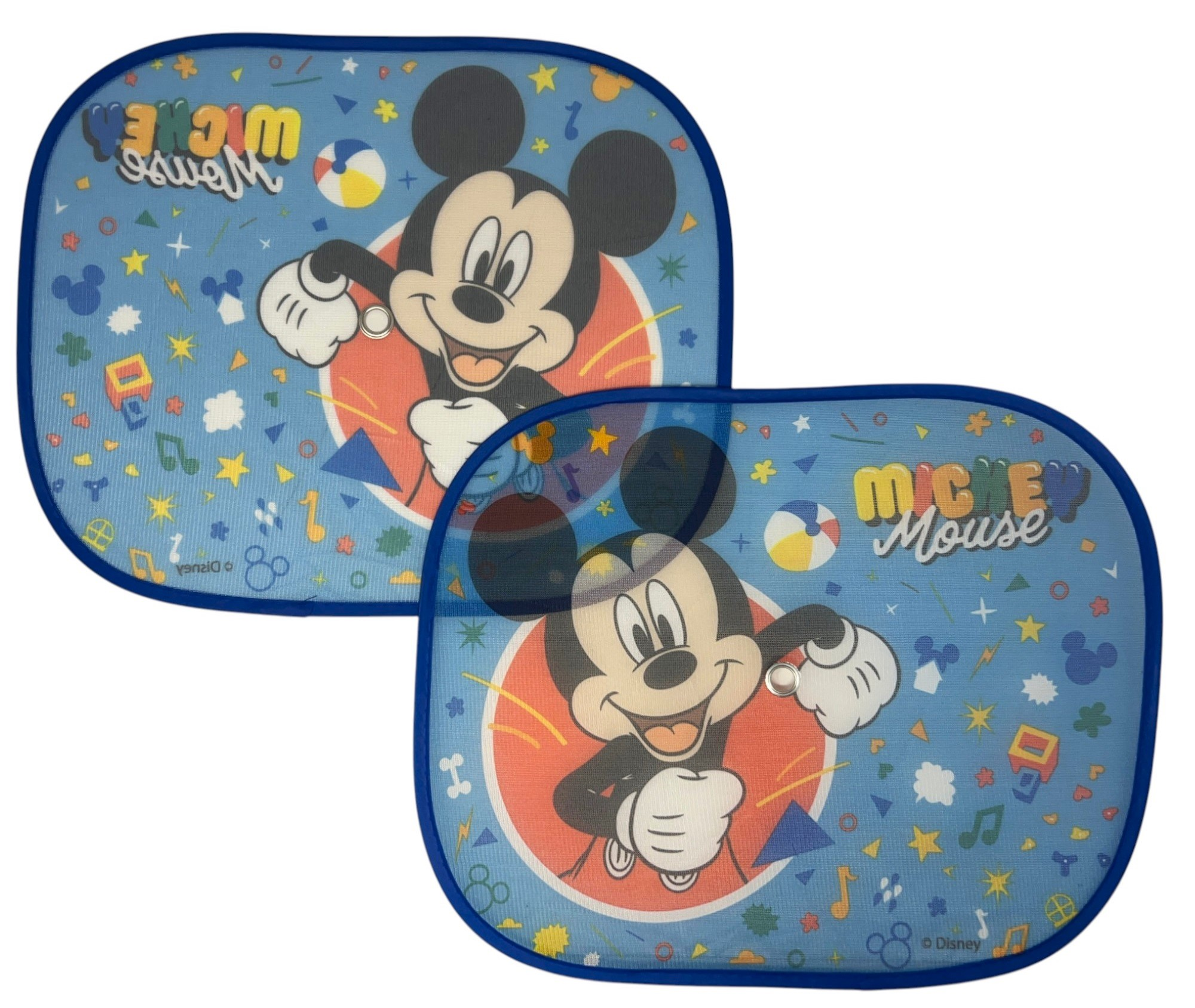 Tendine Parasole Laterali Topolino DISNEY Coppia di Tendine per Auto 44 X 35 CM Protezione Raggi Uv - 31613