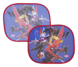 Tendine Parasole Laterali Spiderman MARVEL Coppia di Tendine per Auto 44 X 35 CM Protezione Raggi Uv - 35779