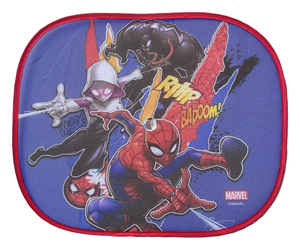 Tendine Parasole Laterali Spiderman MARVEL Coppia di Tendine per Auto 44 X 35 CM Protezione Raggi Uv - 35779