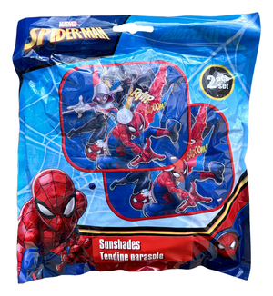 Tendine Parasole Laterali Spiderman MARVEL Coppia di Tendine per Auto 44 X 35 CM Protezione Raggi Uv - 35779