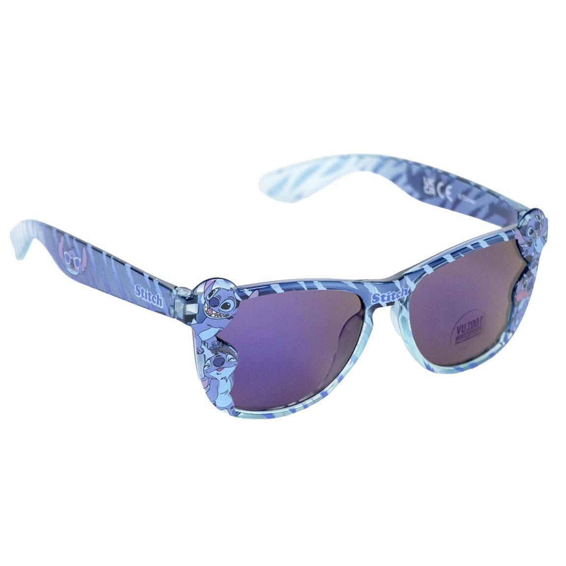 Occhiali da Sole Stitch DISNEY Lenti Specchiate Rettangolari Filtro Uv400 - 2623