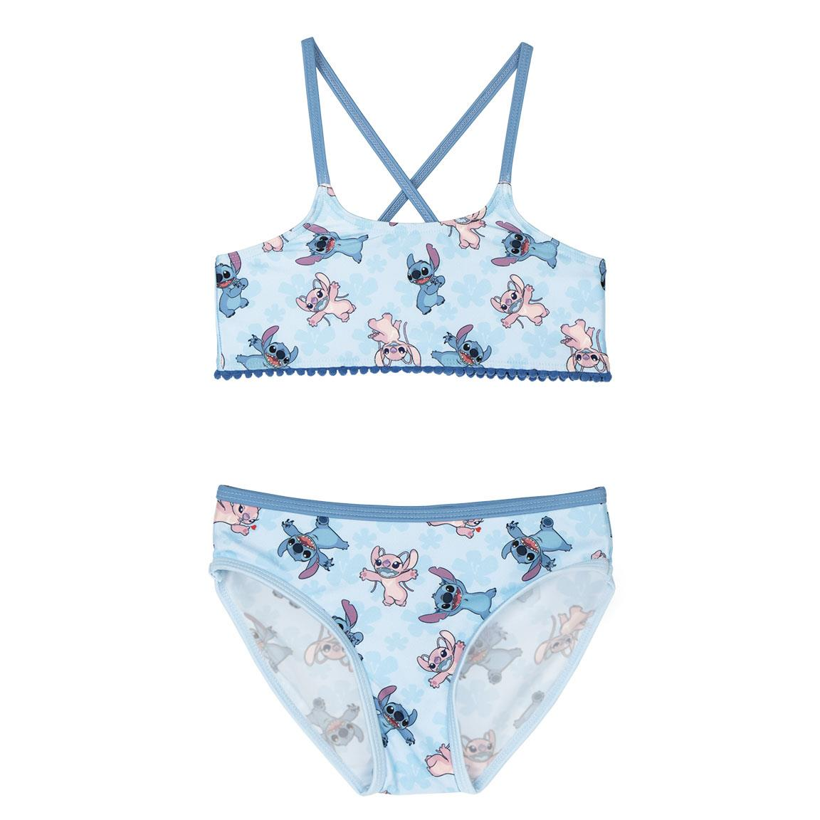 Costume Mare Stitch e Angel DISNEY 2 Pezzi Bikini Bambina - 2091