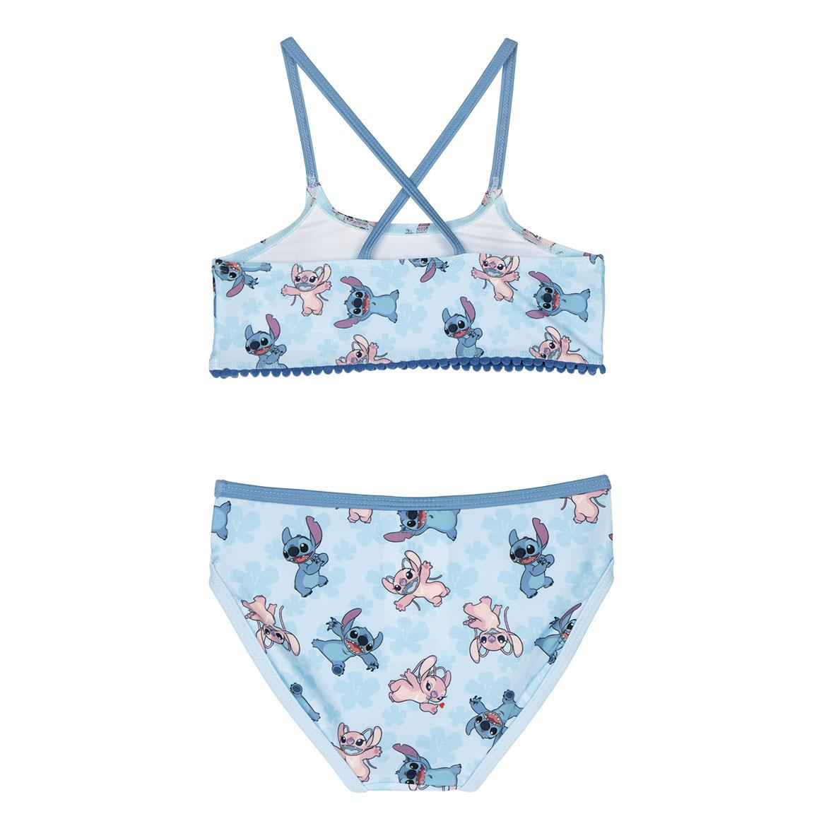 Costume Mare Stitch e Angel DISNEY 2 Pezzi Bikini Bambina - 2091
