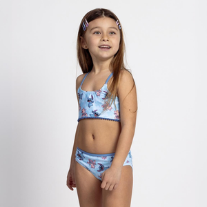 Costume Mare Stitch e Angel DISNEY 2 Pezzi Bikini Bambina - 2091