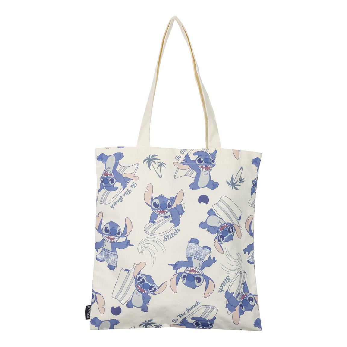 Borsa in Tela Riutilizzabile Stitch DISNEY Borsa Shopper Multifunzione - 4965