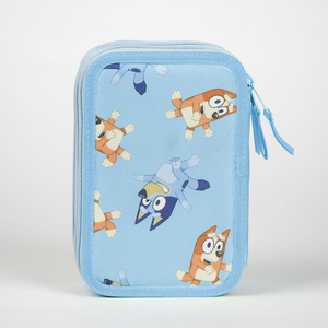 Astuccio Scuola Bluey Multiscomparto 3 Zip Portacolori Giotto - 0945