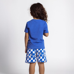 Pigiama Estivo Sonic T-Shirt Short 100% Cotone per Bambini- 2063