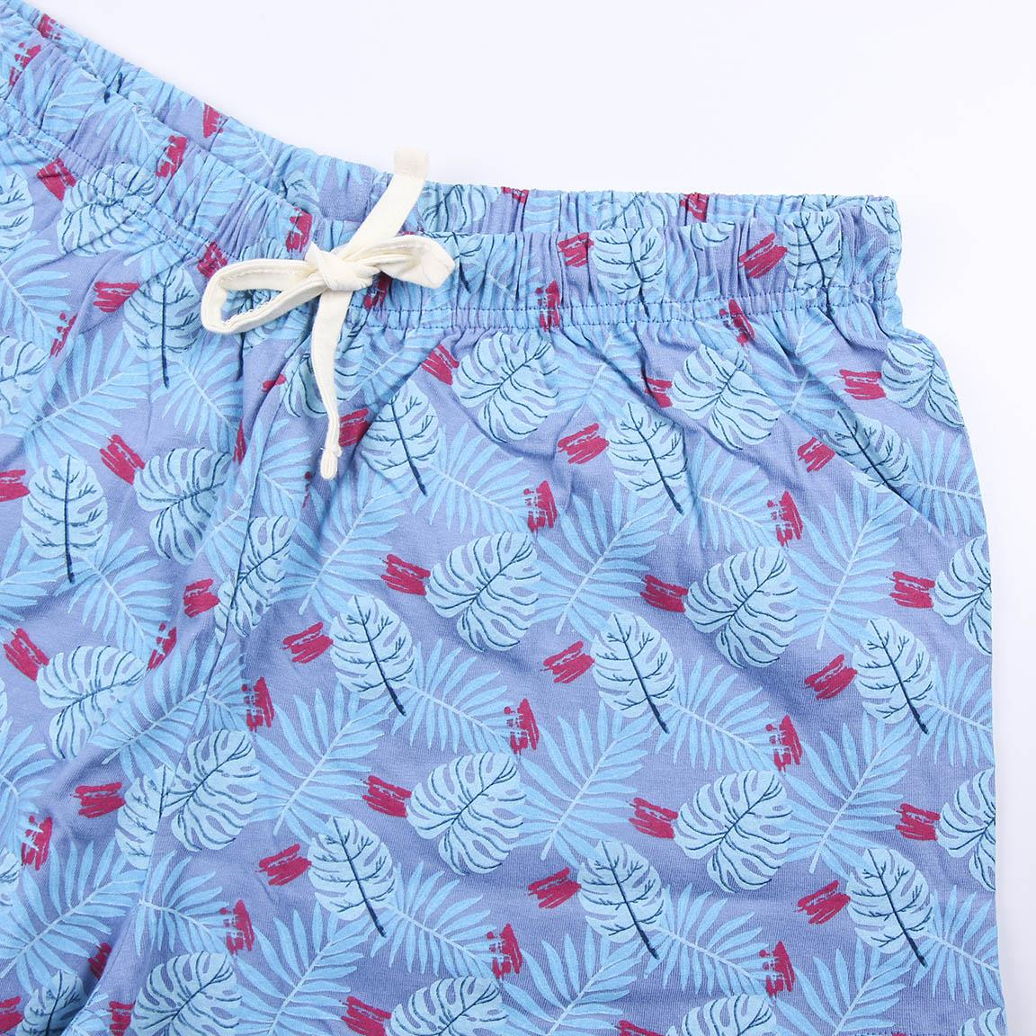 Pigiama Estivo Stitch DISNEY T-Shirt Shorts 100% Cotone per Adulti - 9280