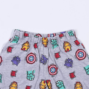 Pigiama Estivo Avengers MARVEL T-Shirt Shors in Cotone Bambini - 9230