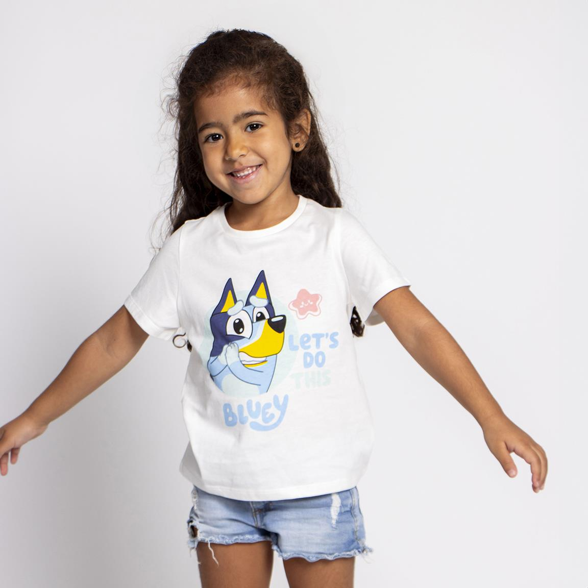 T-Shirt M.c. Bluey Maglietta 100% Co - 2031