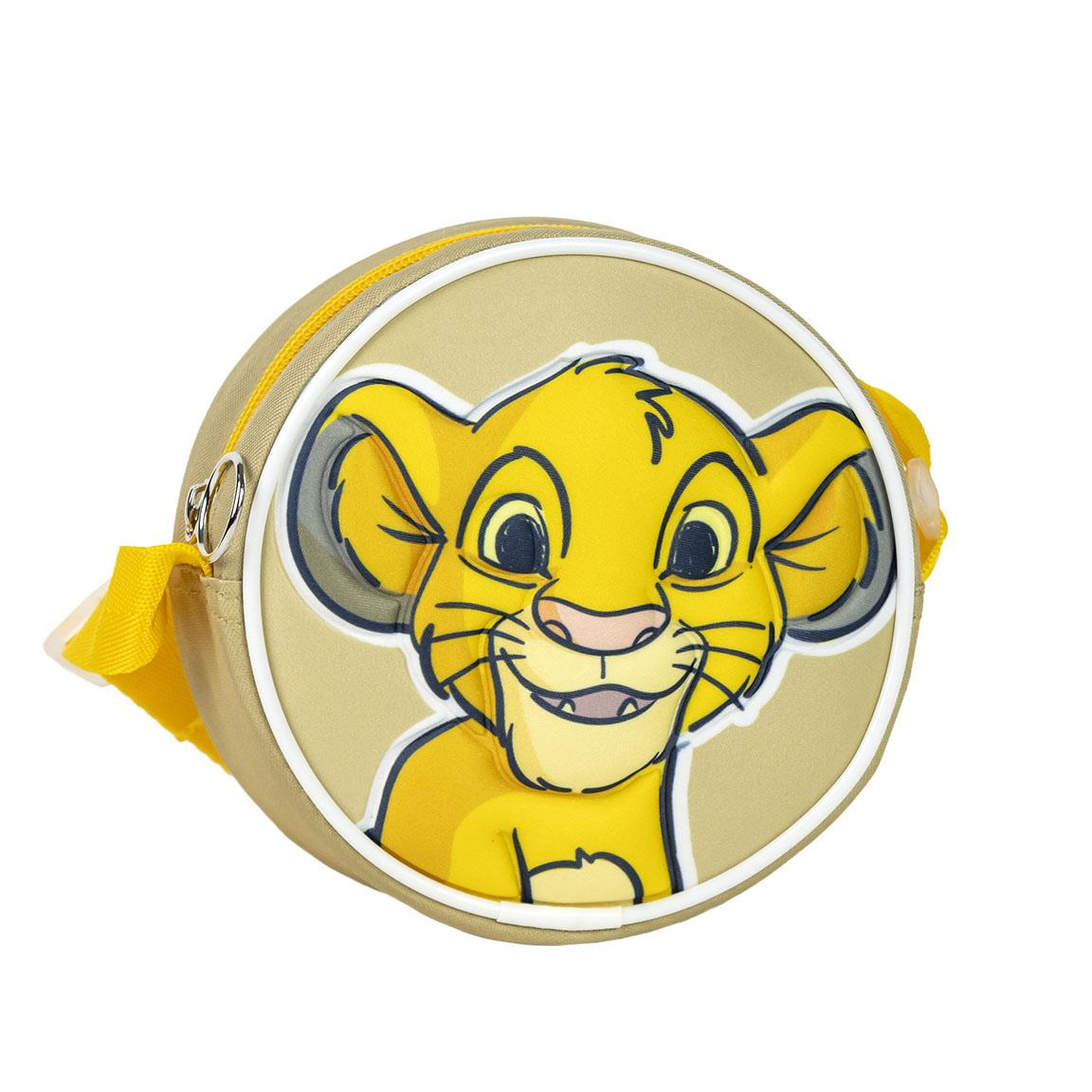 Borsa Passeggio Simba il Re Leone DISNEY Borsa Rotonda con Tracolla Regolabile Accessorio Bambini - 4934
