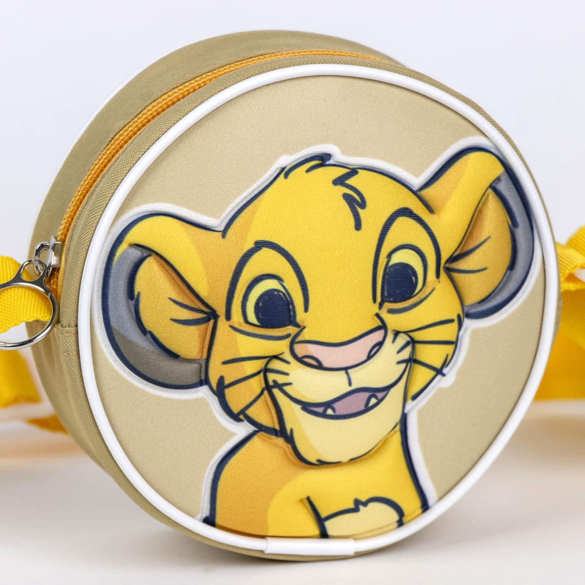 Borsa Passeggio Simba il Re Leone DISNEY Borsa Rotonda con Tracolla Regolabile Accessorio Bambini - 4934