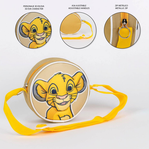 Borsa Passeggio Simba il Re Leone DISNEY Borsa Rotonda con Tracolla Regolabile Accessorio Bambini - 4934