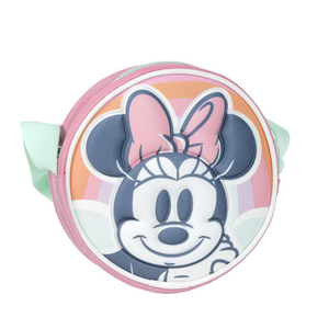 Borsa Passeggio Minnie DISNEY Borsa Rotonda con Tracolla Regolabile Accessorio Bambini - 4935