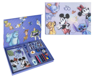 Set Cancelleria DISNEY 100° Anniversario 22 Pezzi Scuola Tempo Libero - 0882