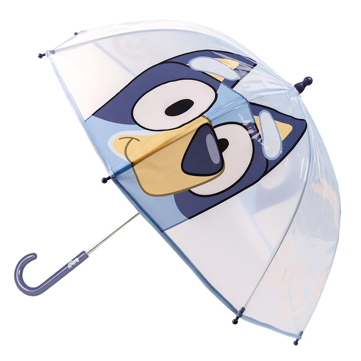 Ombrello Bluey Trasparente Manuale 8 Raggi Bambino - 0768