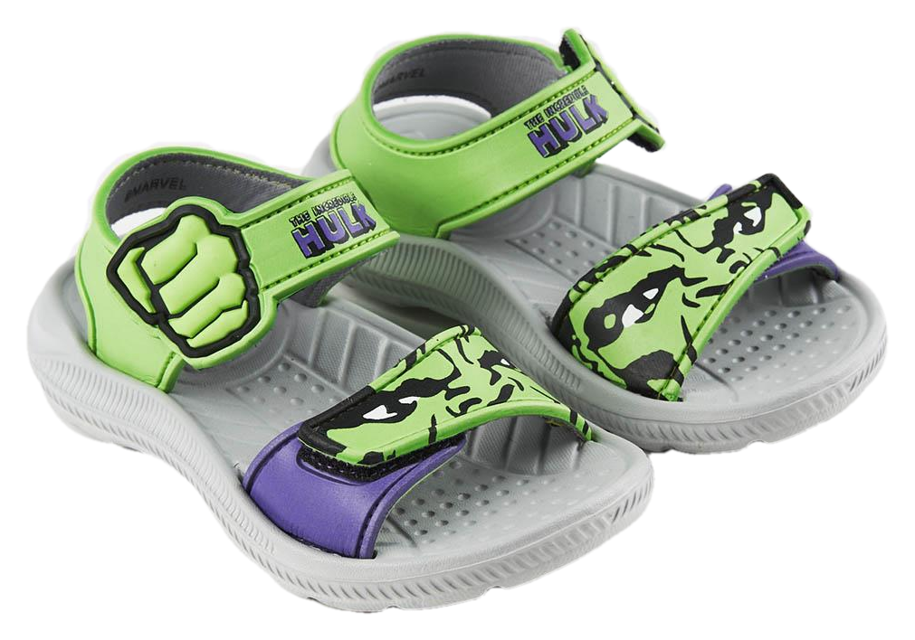 Sandali Hulk MARVEL Avengers Chiusura a Velcro Scarpe in Eva Bambino - 5815