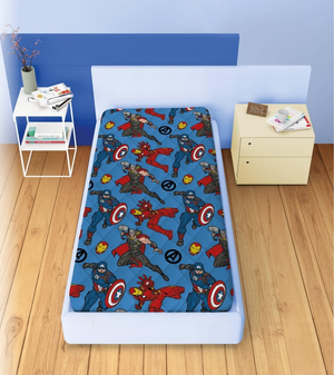 Trapuntino Avengers MARVEL Coperta Copriletto Trapuntato 100 Gsm Letto Singolo 170x250 CM - Ave-1366