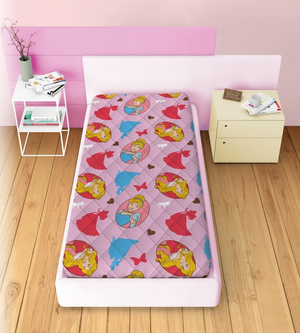 Trapuntino Principesse DISNEY Coperta Copriletto Trapuntato 100 Gsm Letto Singolo 170x250 CM - Pri-1376